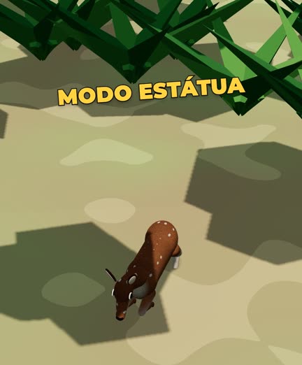 Etiqueta Modo estátua